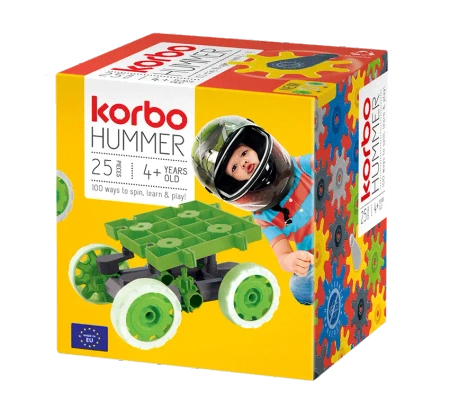 Klocki Korbo Hummer 25 elementów green