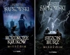 ROZDROŻE KRUKÓW + SEZON BURZ WIEDŹMIN Andrzej Sapkowski TOM 8 + 9 - Andrzej Sapkowski