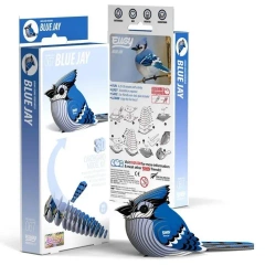 Ptak Modrosójka Eugy. Eko Układanka 3D - Eugy