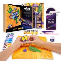 Zestaw kreatywny - Irysy 30x40cm - Okto