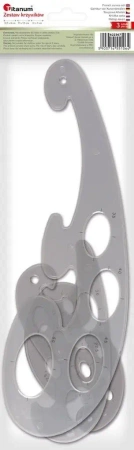 Krzywiki 3szt szary - Praca zbiorowa