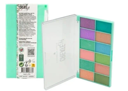 Paleta z cieniami C zielona CREATE IT! - Canenco