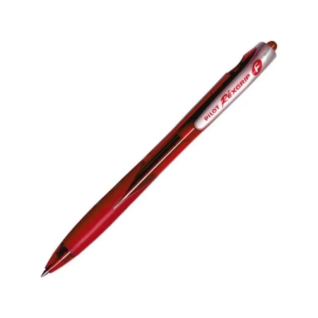 Długopis Pilot REXGRIP F. Wkład olejowy. Czerwony