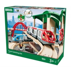 Brio Pociąg Osobowy z Dworcem - Ravensburger