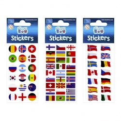 Naklejki Sticker BOO Flagi Państwa mix