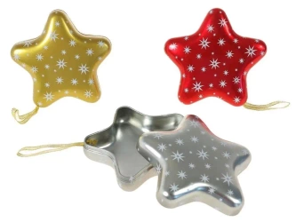 Pojemnik metalowy gwiazdka MIX - ADAR
