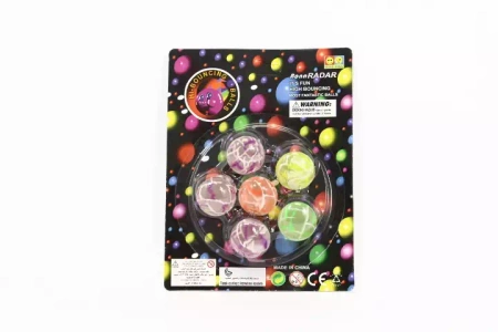 Piłeczki kauczukowe 6szt/op 326TK 07796