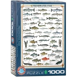 Puzzle 1000 Freshwater Fish 6000-0312 - Eurographics