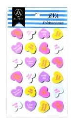 Stiker z elementami z pianki z lekkim brokatem - Galeria Hobby