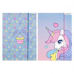 Teczka z gumką A4 Unicorn mix - STARPAK