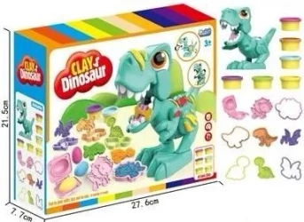 Zestaw ciastoliny Clay Dinosaur - Merkpol