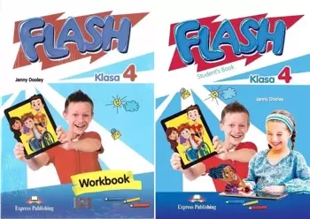 Flash Klasa 4 Podręcznik Zeszyt ćwiczeń - Jenny Dooley