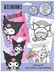 Kolorowanki z kredkami Kuromi KU00019 - Kids Euroswan