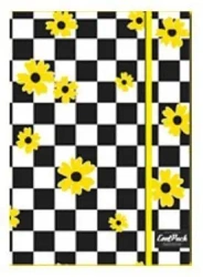 Brulion A5 z gumką 80k linia Coolpack chess flow - PATIO