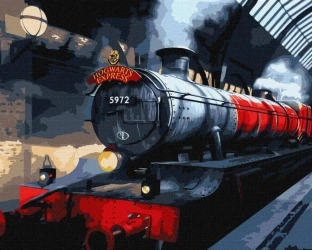 Malowanie po numerach -Ekspres do Hogwartu metal - Ideyka
