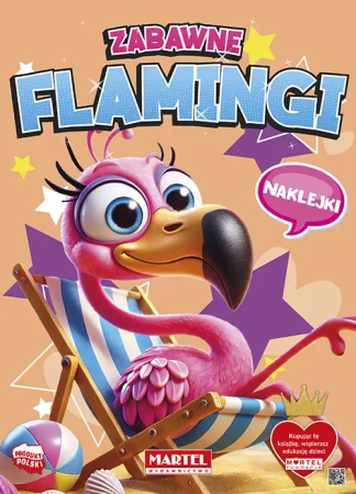 Zabawne flamingi z naklejkami - Katarzyna Salamon