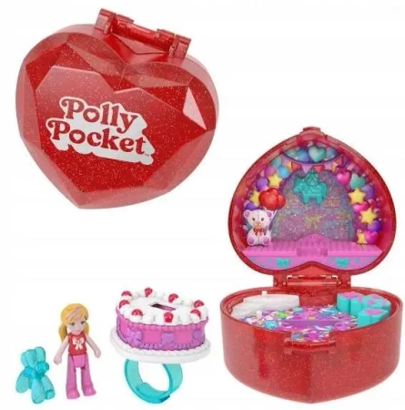Polly Pocket 80-lecie Rocznicowy z pierścionkiem - Mattel
