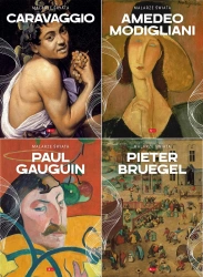 Malarze świata Amadeo Modigliani+ Caravaggio+ Paul Gauguin + Rembrandt - Opracowanie zbiorowe