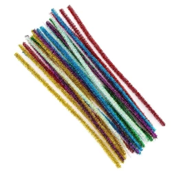 Druciki kreatywne metalizowane 30cm 25szt - Dalprint dpCraft