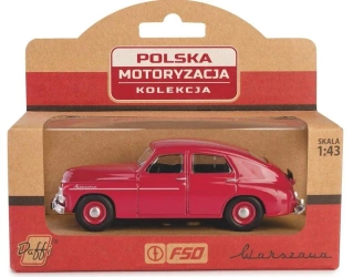 Kolekcja PRL Warszawa M20 bordowa - Daffi