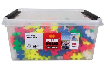 Klocki Plus-Plus Big mix neon 400el - Plus-Plus