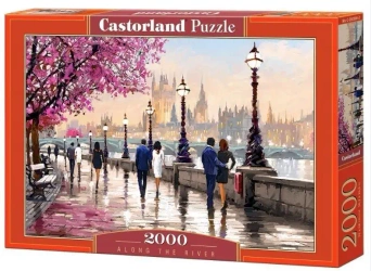 Puzzle 2000 Wzdłuż rzeki CASTOR - Castorland