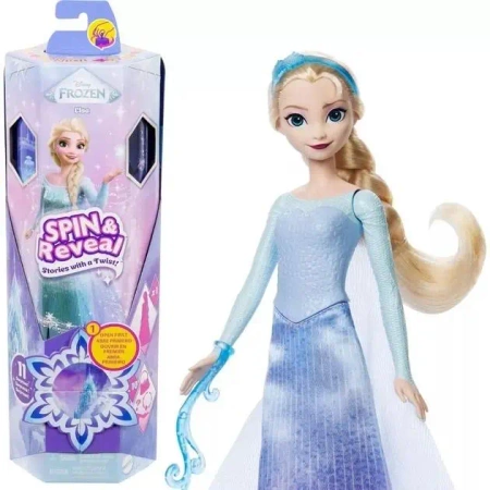 Lalka Disney Frozen Spin&Reveal Elsa - Mattel