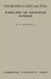 Summae - Radulphi De Hengham