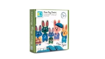 Drewniana gra zręcznościowa Króliczki - BS Toys