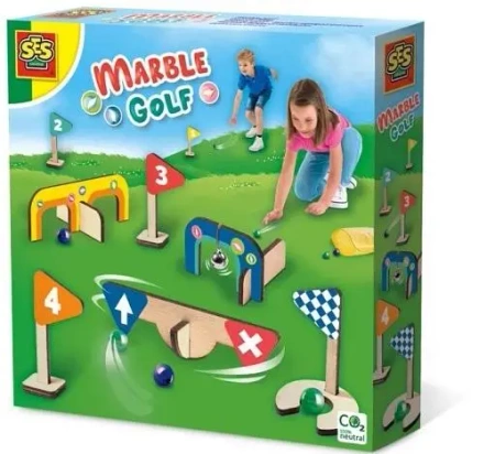 Gra MarbleGolf drewniany minigolf - SES