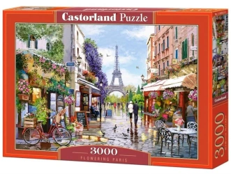 Puzzle 3000 Fowering Paris CASTOR - Castorland