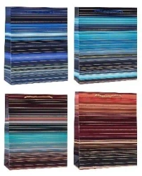 Torebka ozdobna 18x23x8cm hot-stamp mix ROZETTE