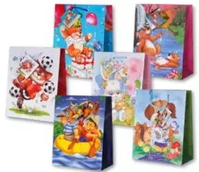 Torebka ozdobna laminowana PL-2 mała dziecięce - Panorama