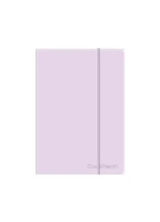 Brulion A5 80k linia z gumką Coolpack pastel powder purple - PATIO