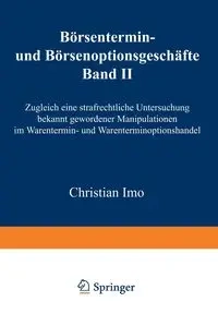Börsentermin- und Börsenoptionsgeschäfte - Christian Imo