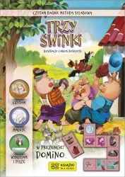 Czytam baśnie metodą sylabową. Trzy świnki - Beata Wojciechowska-Dudek