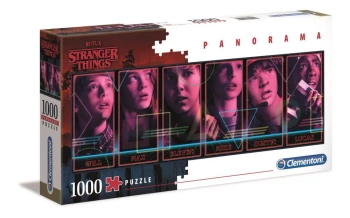 Puzzle 1000 elementów. Panorama Stranger Things