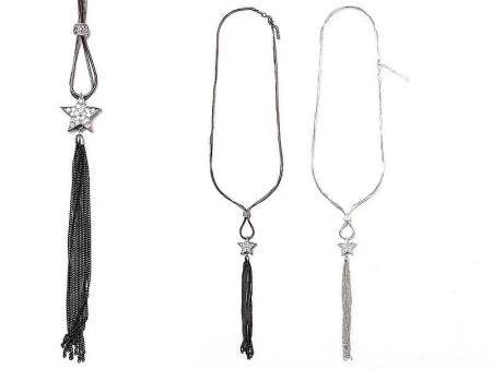 Naszyjnik gwiazda 55cm MIX - ADAR