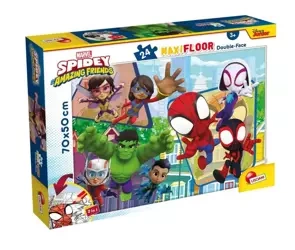 Puzzle podłogowe dwustronne Maxi 24 Spidey - Lisciani