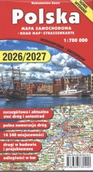 Polska. Mapa 1:700 000 wyd. foliowane wyd. 2026/2027 - opracowanie zbiorowe