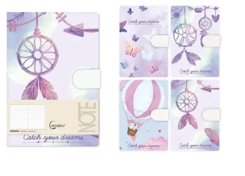 Notatnik A6 linia 144 strony na magnes Sny MIX - Cervantes