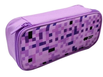 Piórnik saszetka Pixi violet prostokątny z zamkiem - GDD