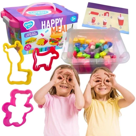 Zestaw kreatywny ciastolina Happy Meal - Lovin