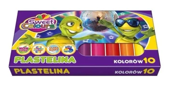 Plastelina 10 kolorów - Sweet colours