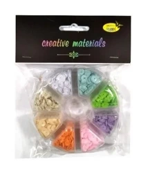 Cekiny 8 kolorów pastelowych 6mm 40g - Galeria Hobby