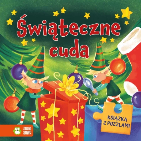 Świąteczne cuda. Książka z puzzlami - Anna Dłużewska