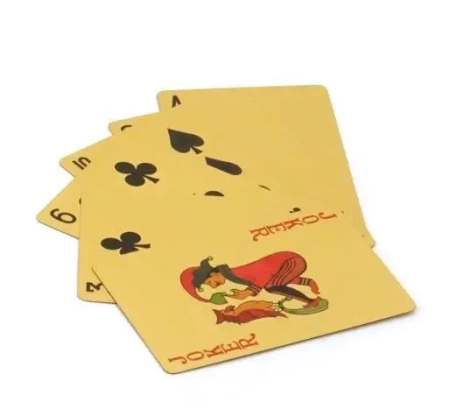 Karty do gry złote - ADAR