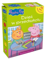 Świnka Peppa. Dzień w przedszkolu karty edu. - Monika Kiersnowska