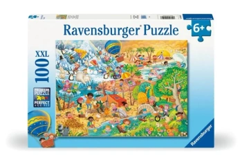 Puzzle dla dzieci 2D: 4 pory roku 100el - Ravensburger