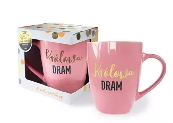 Kubek Q 874 Past Elle Królowa dram (róż) - Kukartka